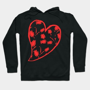 Tulip Heart Hoodie